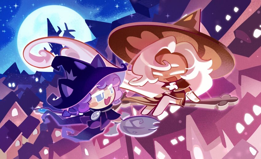 2girls, animal_ears, animal_hat, bradyclaph83904, cat_ears, cat_hat, closed_eyes, commentary