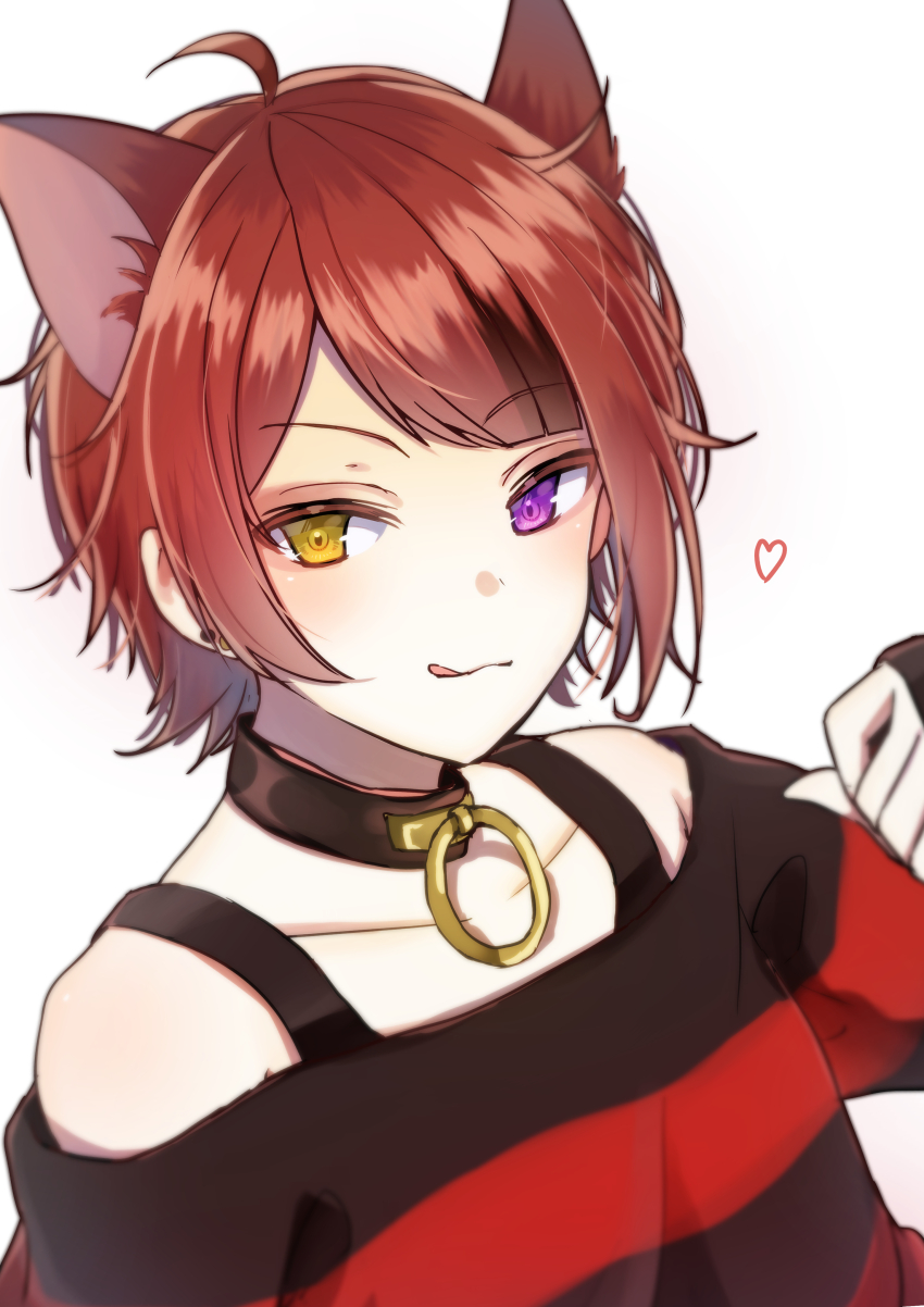 1boy, :3, :q, absurdres, animal_ears, asymmetrical_bangs, asymmetrical_sidelocks, bishounen