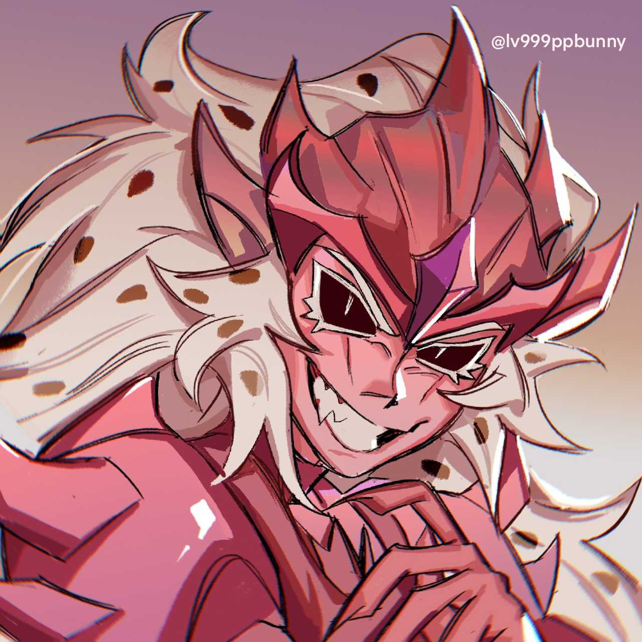 1other, armor, black_sclera, chinese_commentary, colored_eyelashes, colored_sclera, colored_skin, commentary_request