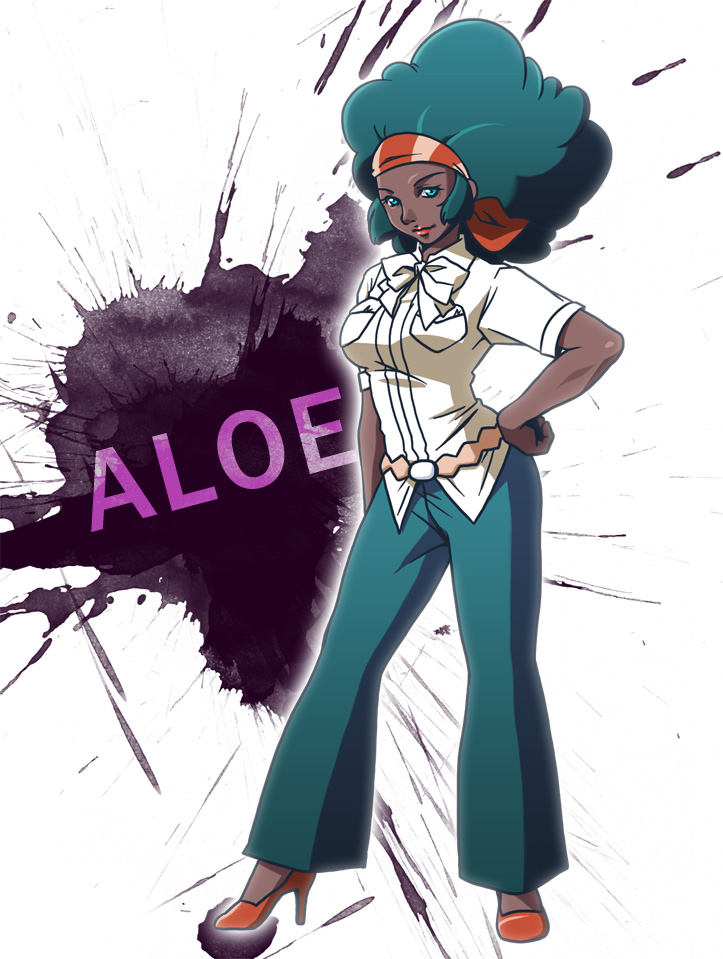 10s, 1girl, afro, bad_id, bad_pixiv_id, belt, big_hair, breasts, character_name, dark-skinned_female, dark_skin, english_text, female_focus, green_eyes, green_hair, gym_leader, hairband, hand_on_own_hip, headband, high_heels, hip_focus, jyajya, large_breasts, lenora_(pokemon), lipstick, makeup, matching_hair/eyes, nintendo, pants, pokemon, pokemon_black_and_white, shoes, short_sleeves, simple_background, smile, solo, very_dark_skin