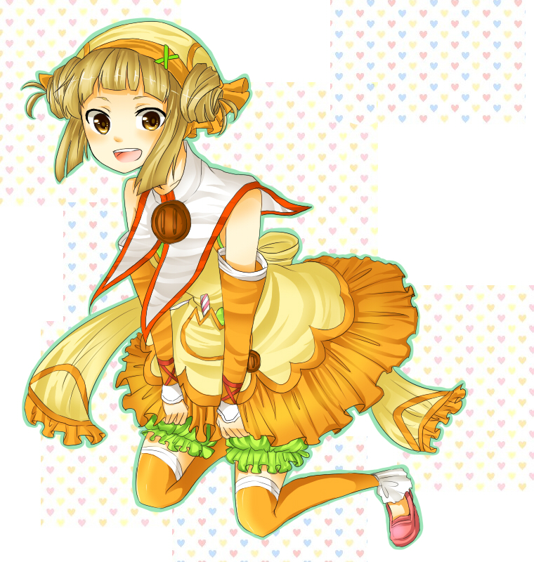 blonde_hair, chocolat_(rune_factory_3), dress, rune_factory, rune_factory_3, tagme