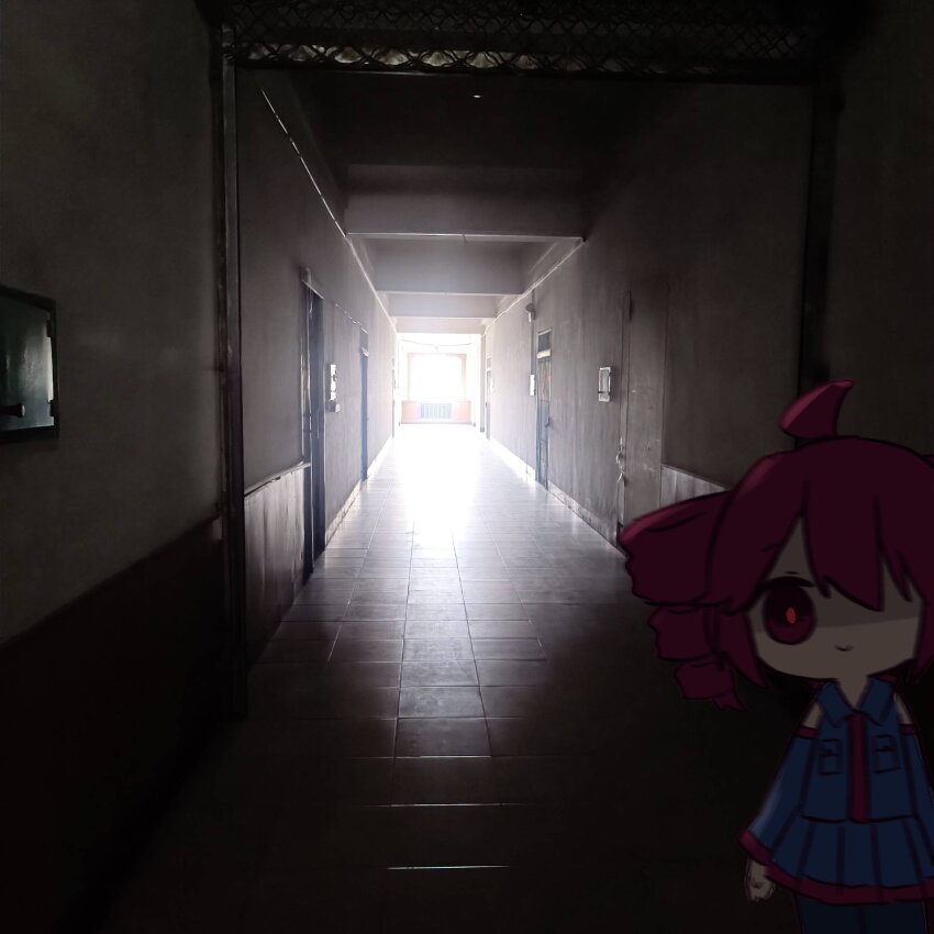 1girl, ahoge, chibi, chibi_only, closed_mouth, cowboy_shot, detached_sleeves, drill_hair