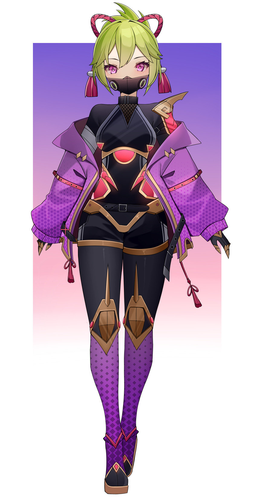 1girl, absurdres, alternate_costume, armor, belt, bodystocking, boots, breasts