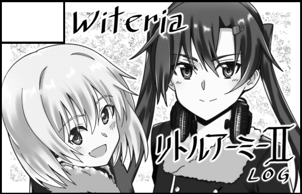 2girls, bellwall_military_uniform, black_jacket, circle_cut, girls_und_panzer, girls_und_panzer_little_army, hair_ornament, hairpin