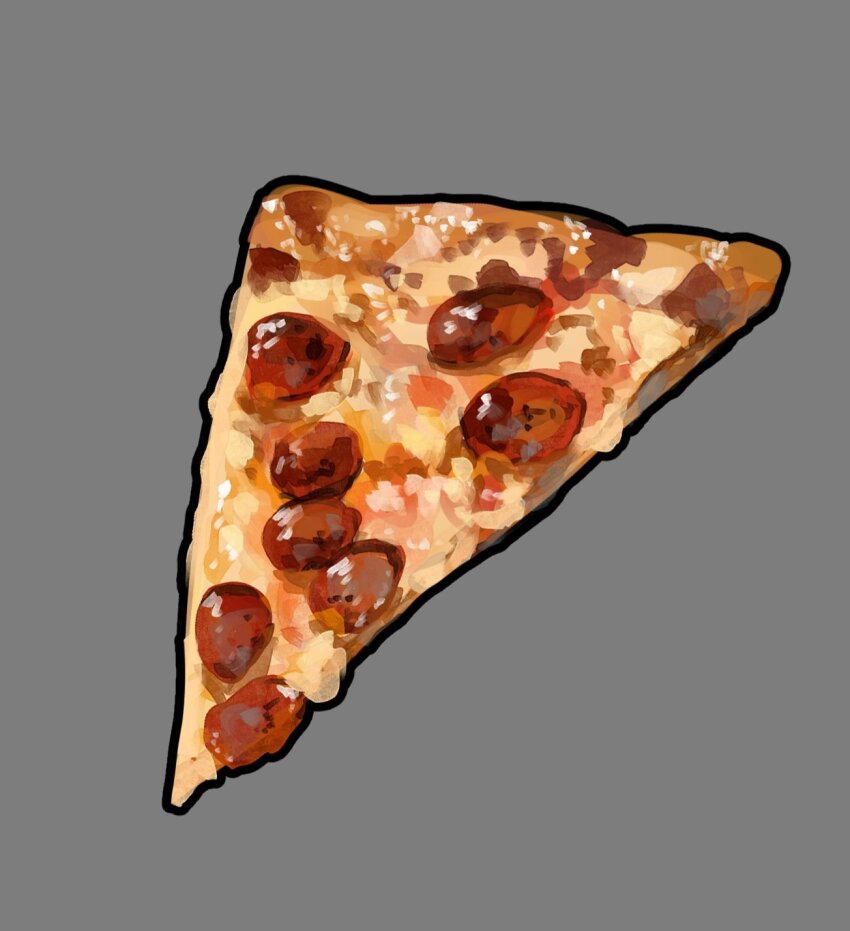 cheese, commentary, commission, english_commentary, food, food_focus, grey_background, highres