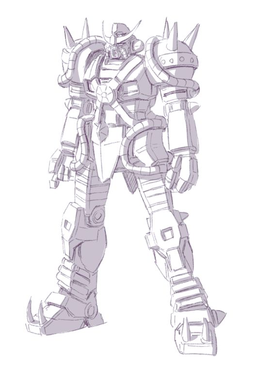 china, chinese_gundam, gundam, gungu, lineart, mecha, no_humans, robot