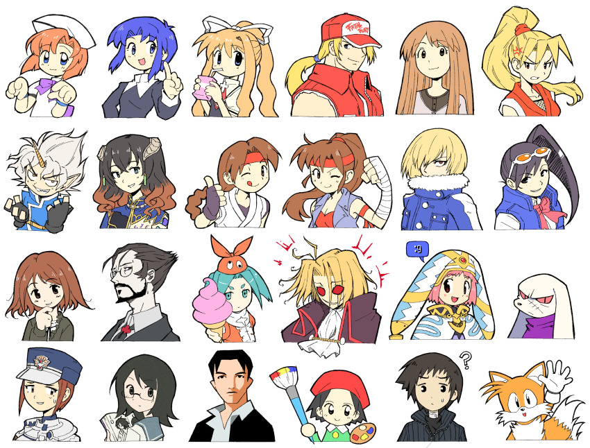 .hack//, .hack//games, 6+boys, 6+girls, ?, absurdres, adeleine, air_(visual_novel)