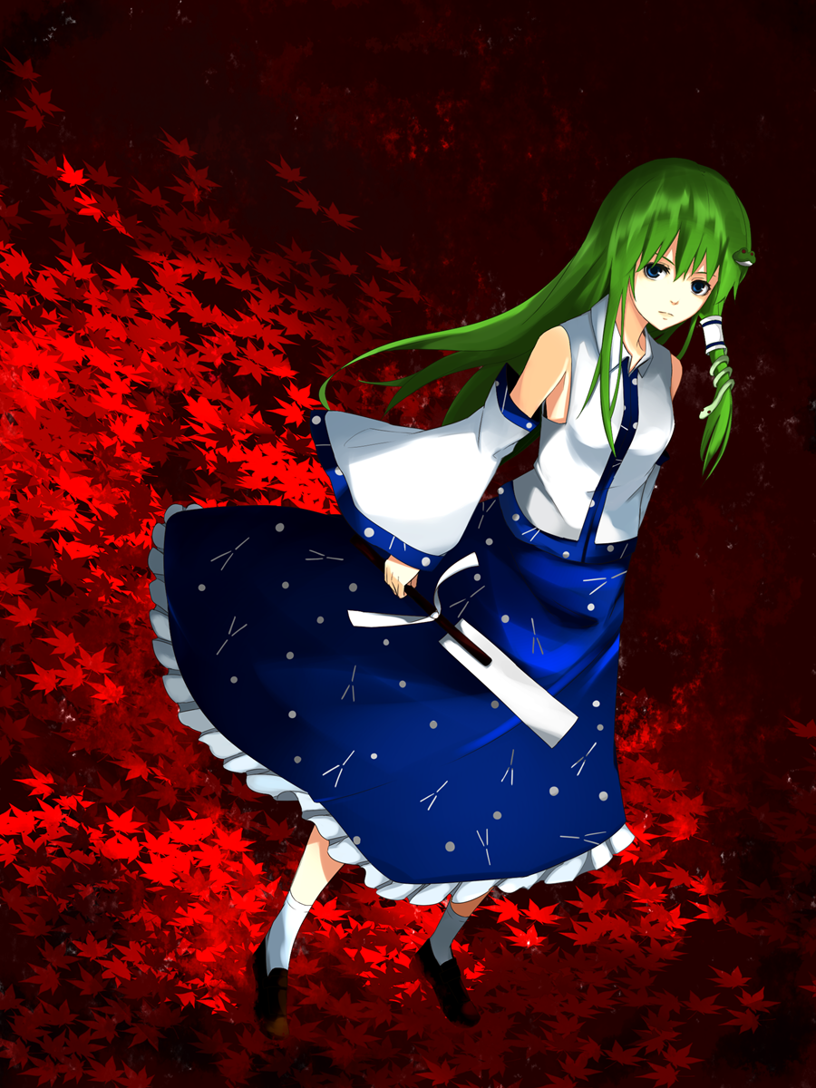 1girl, bad_id, bad_pixiv_id, benetto, benetto_(benet), blue_eyes, detached_sleeves, female_focus