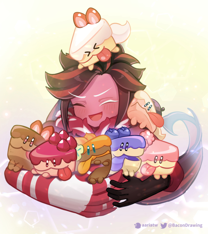 1boy, animal, artist_name, bacondrawing, blueberry_cake_hound, cake, cake_hound, cake_slice