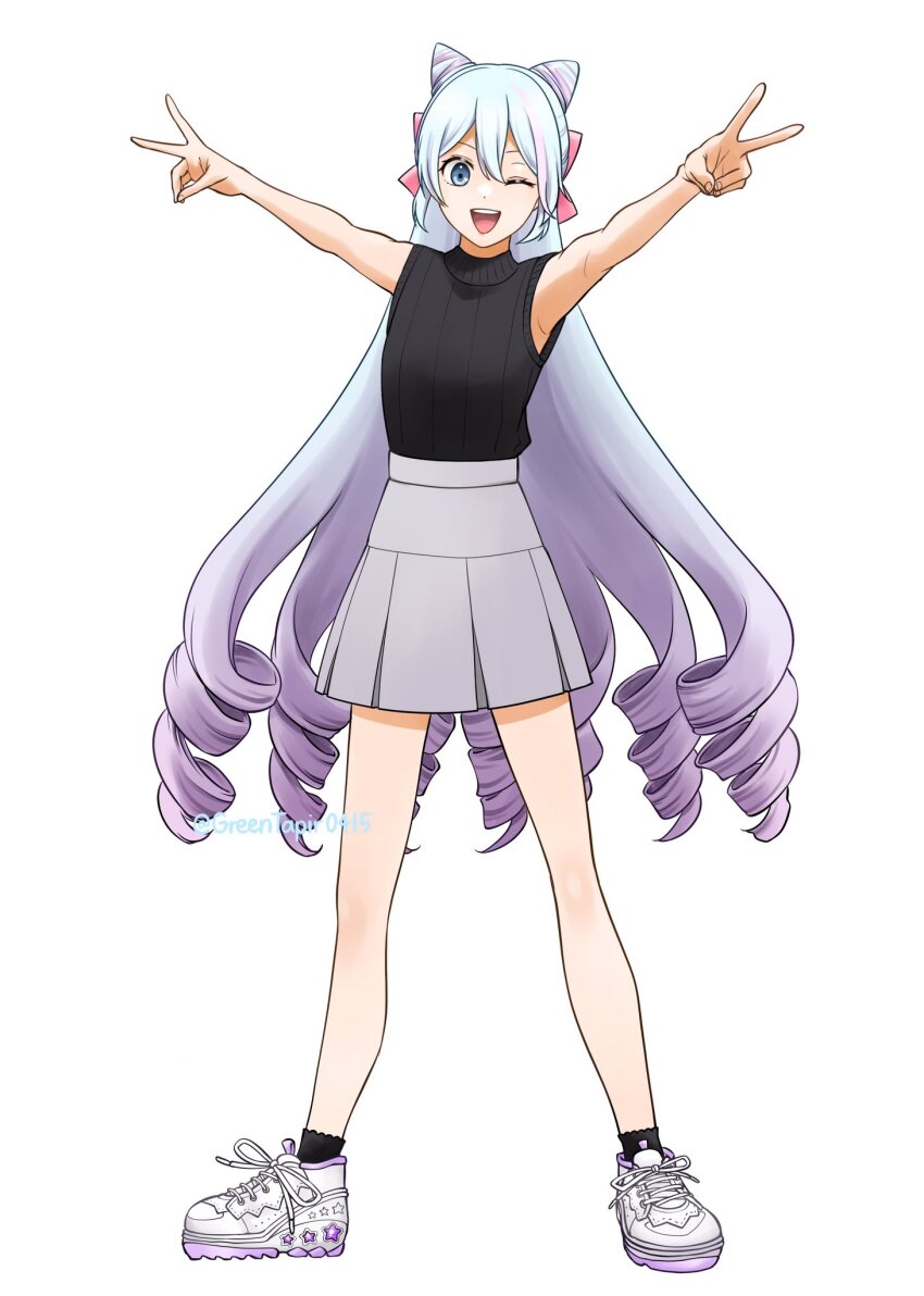 1boy, bare_arms, bare_legs, bare_shoulders, black_socks, blue_eyes, blue_hair, commentary_request