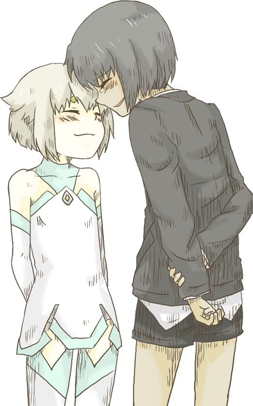 00s, 2girls, :3, ally_connolly, bad_id, bad_pixiv_id, bare_shoulders, black_hair