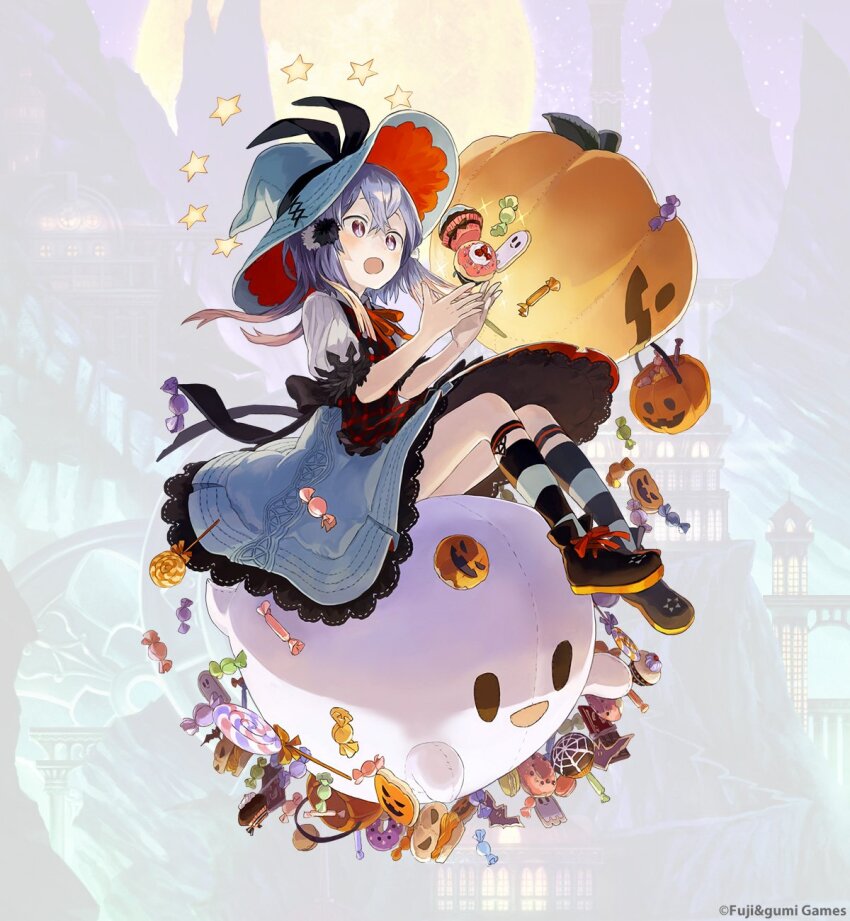 1boy, 1girl, ancient_killers_(phantom_of_the_kill), black_shoes, candy, child, dessert, food