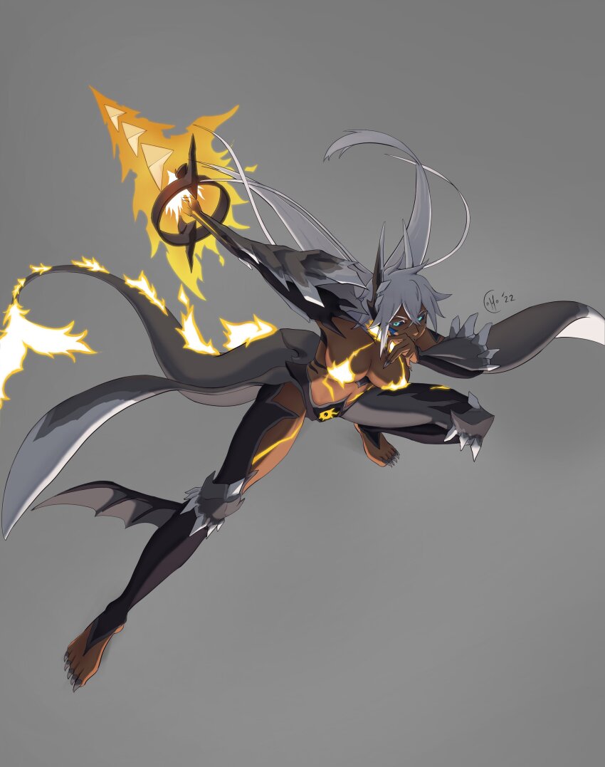 1girl, absurdres, alternate_form, arrancar, asymmetrical_legwear, barefoot, black_sclera, bleach