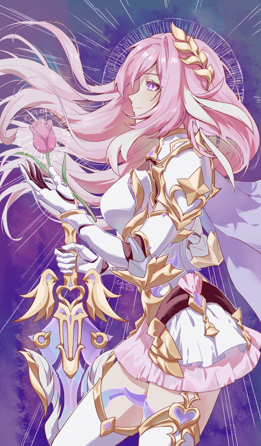 1girl, absurdres, adapted_costume, chinese_commentary, closed_mouth, commentary_request, cowboy_shot, diamond-shaped_pupils