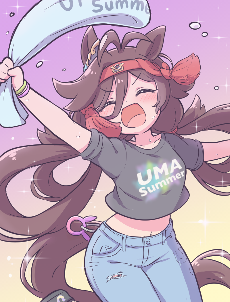 1girl, animal_ears, antenna_hair, blush, breasts, commentary_request, hair_between_eyes, hair_ornament