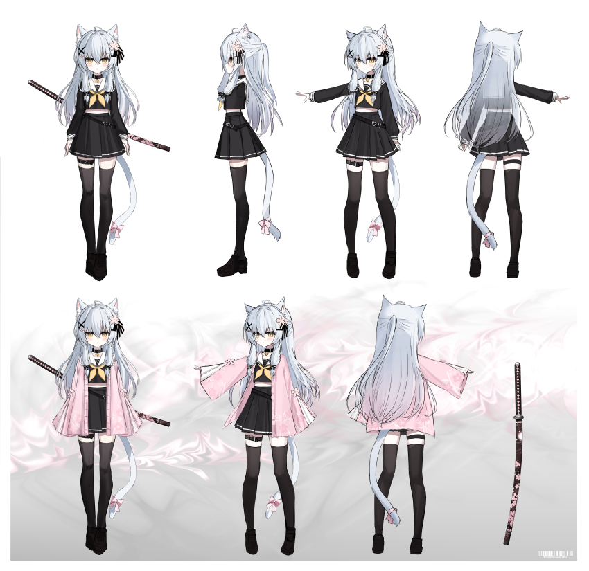 1girl, absurdres, ahoge, animal_ear_fluff, animal_ears, barcode, bell, black_choker