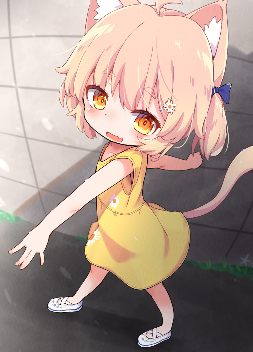 1girl, absurdres, ahoge, animal_ear_fluff, animal_ears, blush, brown_eyes, brown_hair