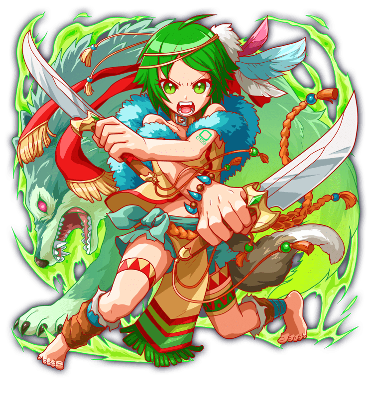 1girl, 1other, adapted_costume, ahoge, alternate_costume, amala_(crash_fever), amala_(person), anime_coloring