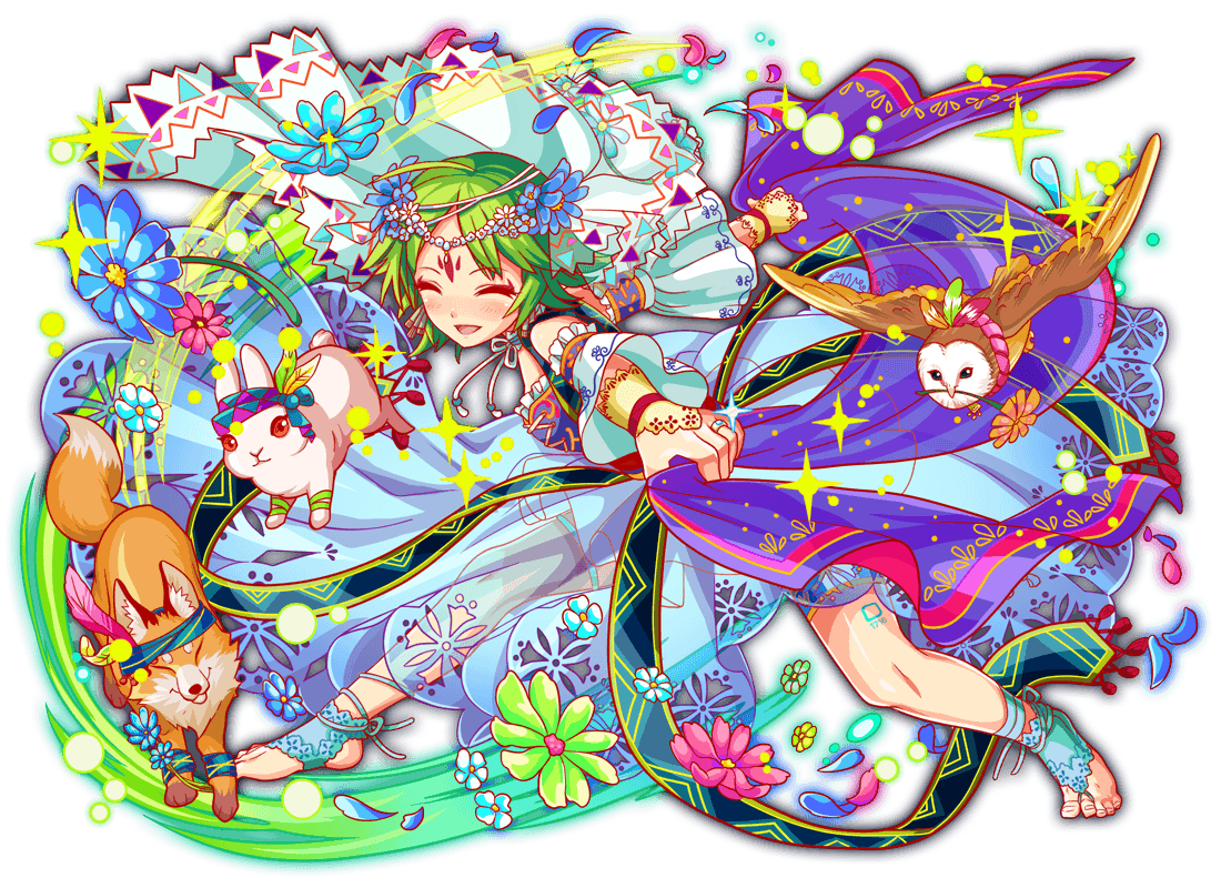 1girl, 3others, alternate_body_size, alternate_costume, amala_(crash_fever), amala_(person), anime_coloring, ankleband