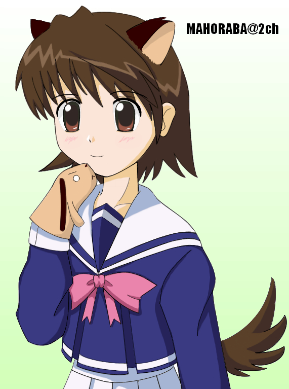00s, 1boy, animal_ears, brown_eyes, brown_hair, cat_boy, cat_ears, cat_tail