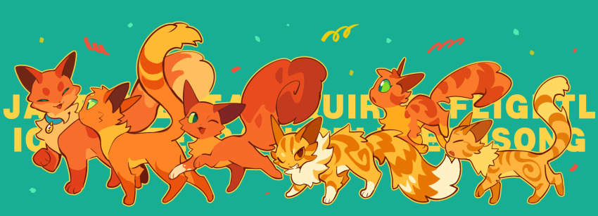 a_vision_of_shadows, animal, animal_focus, aqua_background, cat, character_name, chibi, chibi_only