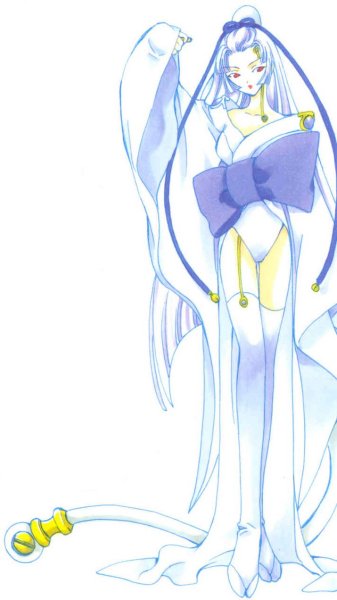 1girl, angelic_layer, artist_request, blue_hair, female_focus, shirahime_(angelic_layer), solo, tagme