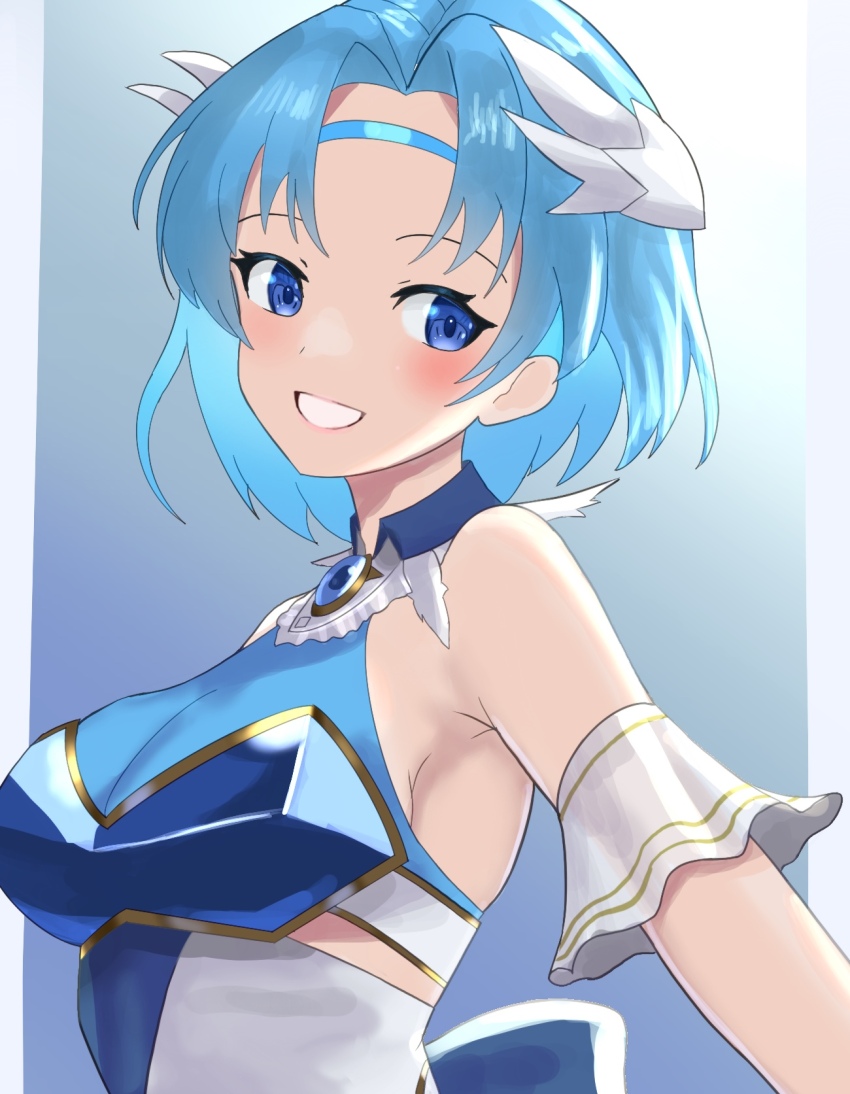 1girl, bare_shoulders, blue_eyes, blue_hair, breasts, fire_emblem, fire_emblem:_the_binding_blade, fire_emblem_heroes