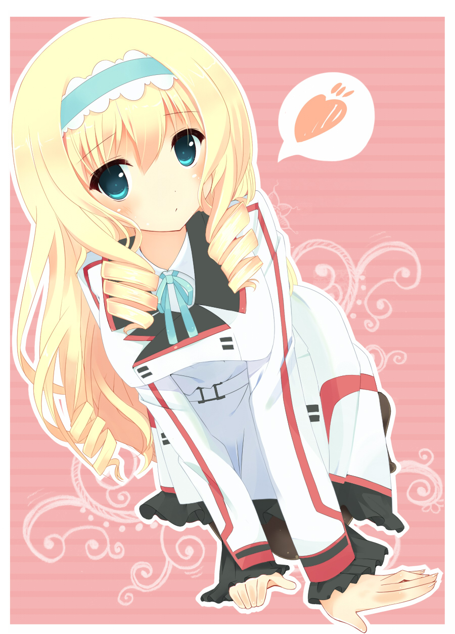 10s, 1girl, aqua_eyes, blonde_hair, blush, breasts, cecilia_alcott, curly_hair