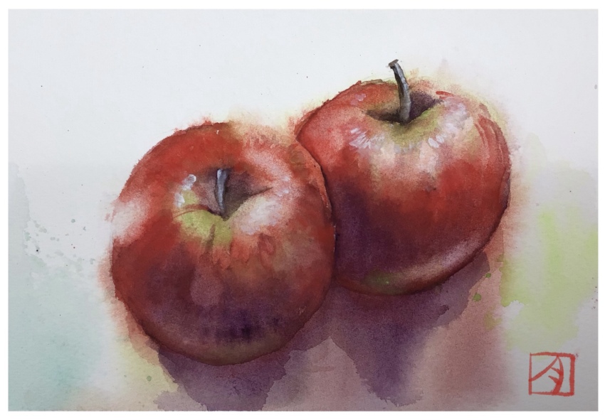 apple, food, food_focus, fruit, highres, no_humans, object_focus, original