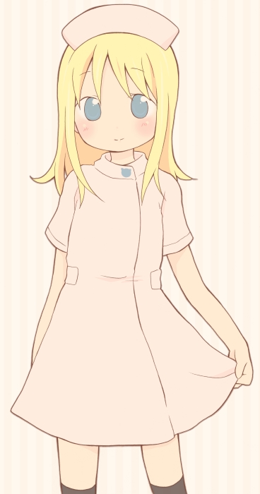 1girl, ana_coppola, bad_id, bad_pixiv_id, blonde_hair, blue_eyes, child, dress