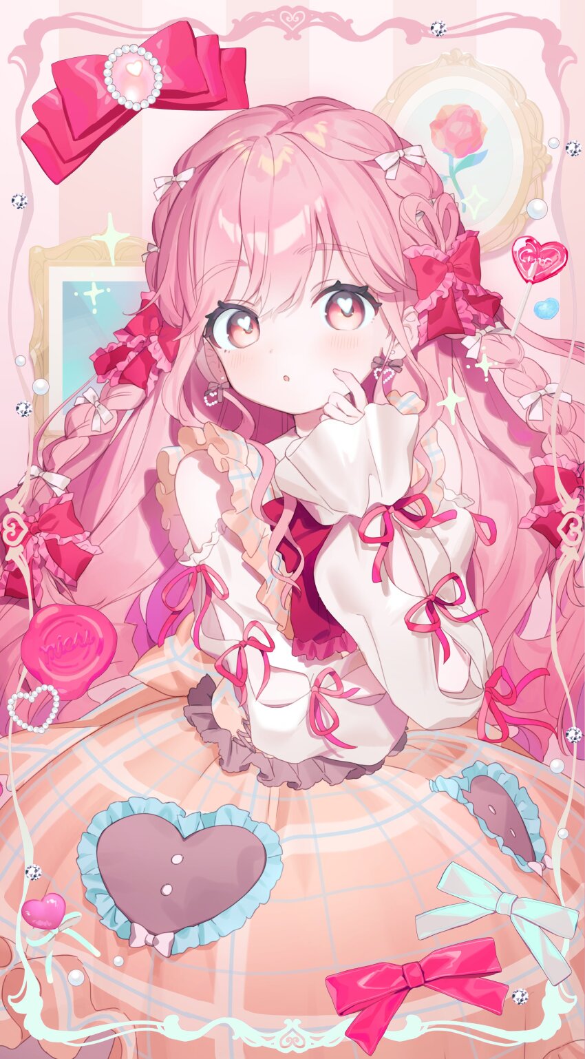 1girl, :o, absurdres, aikatsu!_(series), aikatsu_academy!, artist_request, bare_shoulders, blush