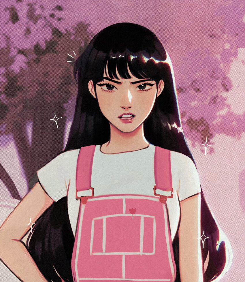 1girl, bishoujo_senshi_sailor_moon, black_eyes, black_hair, blunt_bangs, cherry_blossoms, commentary, eyelashes