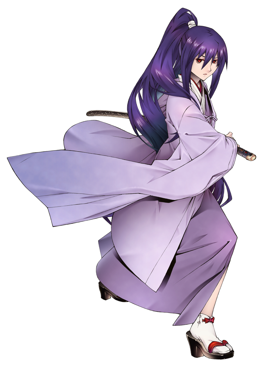 1girl, blazblue, blazblue:_bloodedge_experience, blazblue_alternative:_dark_war, closed_mouth, esorcismo_(flowlish), full_body, grin