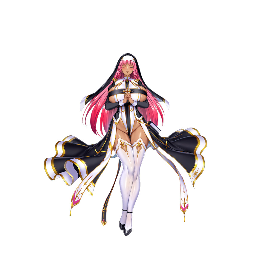 1girl, action_taimanin, aoi_nagisa_(metalder), breasts, dark-skinned_female, dark_skin, highres, huge_breasts