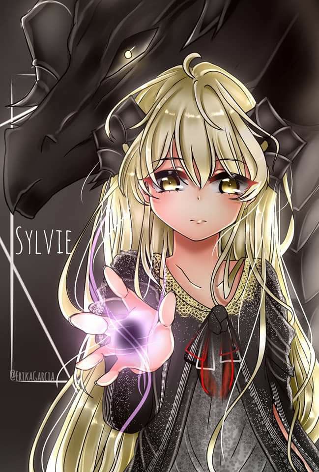 1girl, ahoge, black_background, black_dress, blonde_hair, blush, chibi, closed_mouth