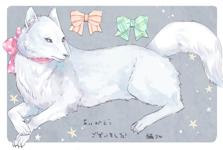 alpaca_connect, animal_focus, annih_epica, blue_eyes, border, bow, bowtie, clona