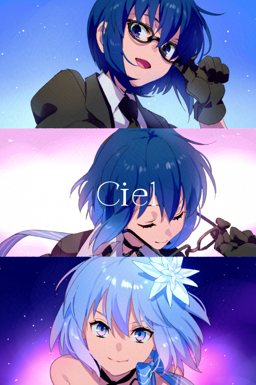 1girl, ahoge, bare_shoulders, black_dress, black_gloves, black_jacket, blue_eyes, blue_hair