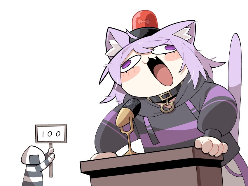 1girl, :3, :d, absurdres, ahoge, animal_ear_fluff, animal_ears, black_collar