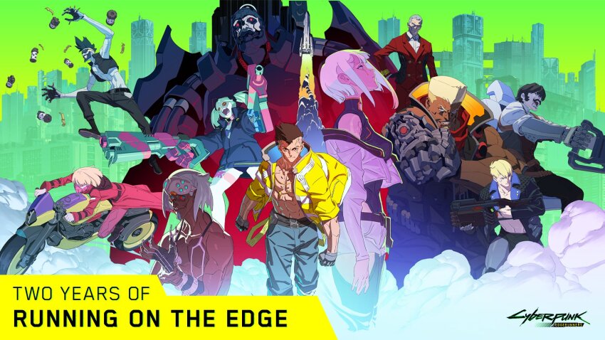 4girls, 6+boys, adam_smasher, brother_and_sister, cyberpunk, cyberpunk_(series), cyberpunk:_edgerunners, cyborg