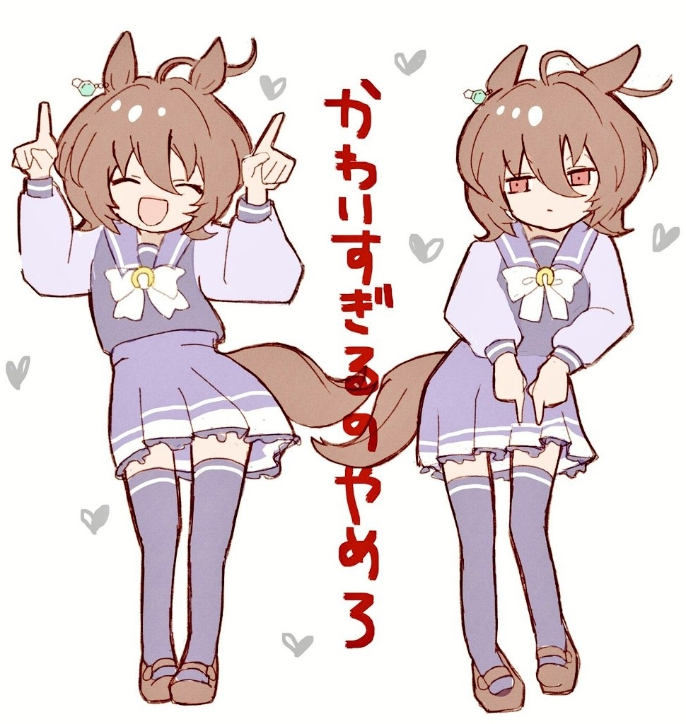 1girl, agnes_tachyon_(umamusume), ahoge, animal_ears, brown_hair, hair_between_eyes, horse_ears, horse_girl