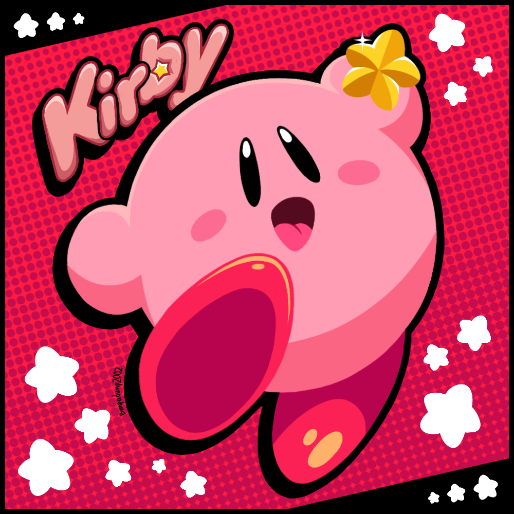 artist_name, black_eyes, bumpadump2002, kirby, kirby_(series), nintendo, no_lineart, signature