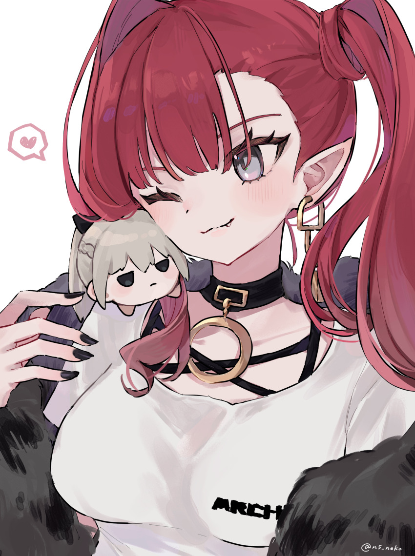 1girl, :3, absurdres, baobhan_sith_(comiket_103)_(fate), baobhan_sith_(fate), black_nails, blush, breasts