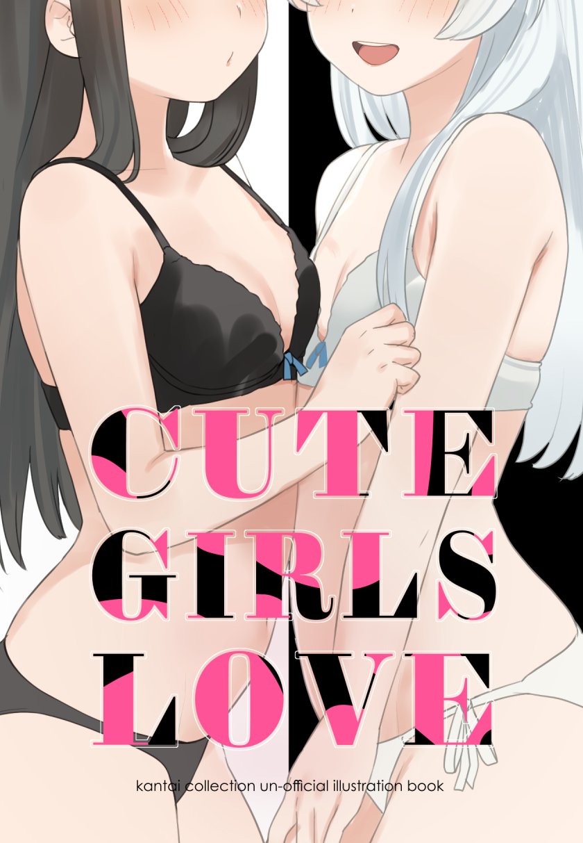 2girls, :d, black_background, black_bra, black_hair, black_panties, blue_bow, blush