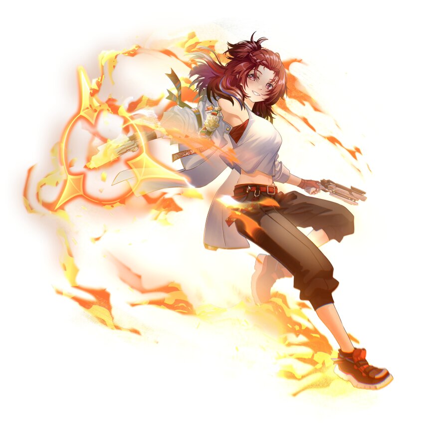 1girl, absurdres, alternate_costume, armpits, asymmetrical_gloves, bakaryuu, bangs_pinned_back, bare_shoulders