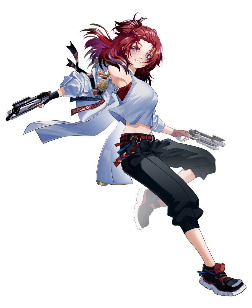 1girl, absurdres, alternate_costume, armpits, asymmetrical_gloves, bakaryuu, bangs_pinned_back, bare_shoulders