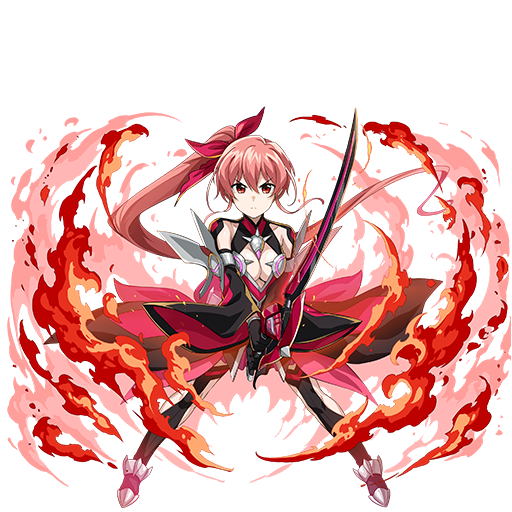 1girl, black_gloves, breasts, cleavage, cleavage_cutout, clothing_cutout, detached_sleeves, elemental_story