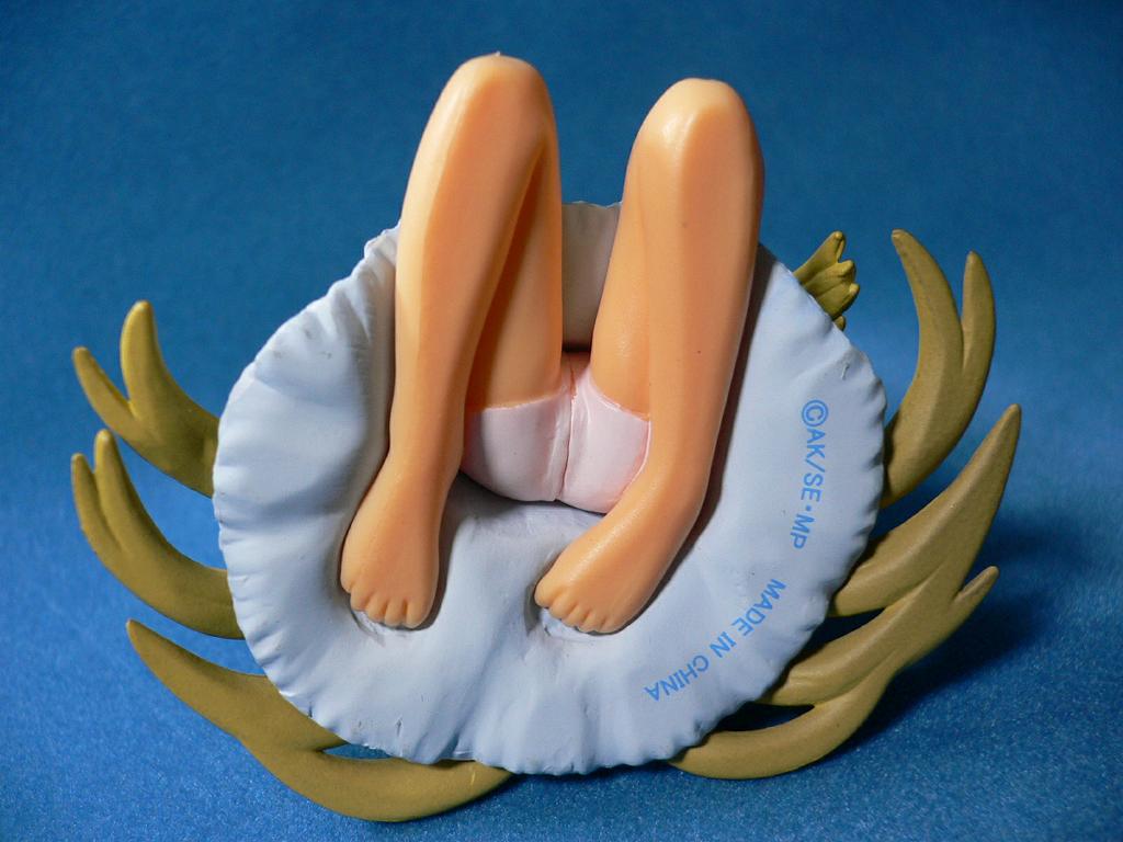 00s, 1boy, barefoot, china, figure, mahoraba, male_focus, no_humans, photo_(medium), shiratori_ryuuko, solo, trap