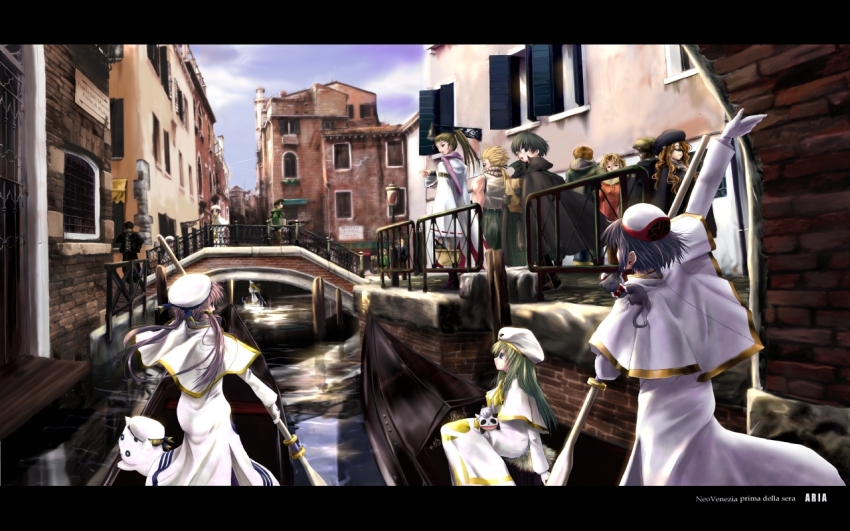 6+boys, 6+girls, aika_granzchesta, albert_pitt, alice_carroll, alicia_florence, animal, aria_(manga)