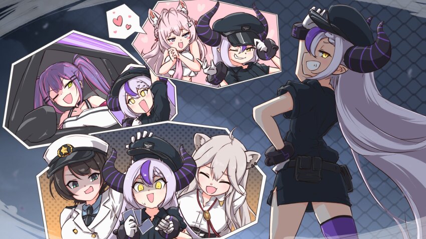 +_+, ahoge, animal_ears, belt, botda, car, card, fang