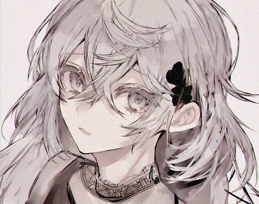 00_gx4, 1girl, close-up, looking_at_viewer, non-web_source, original, portrait, simple_background